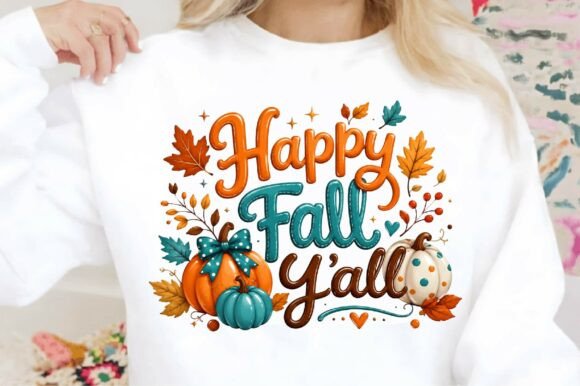 Download Happy Fall Y'all PNG - Fall Collection