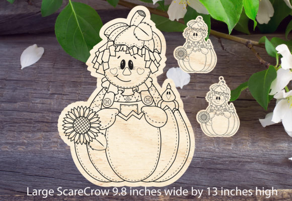 Download ScareCrow Fall Decor Laser - Fall Collection