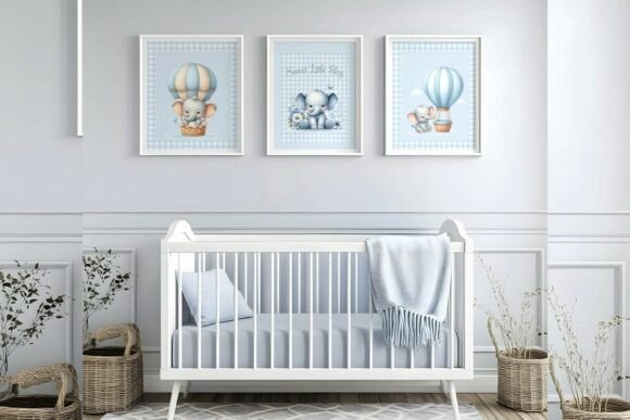 Download Elephant Nursery Wall Art Bundle - Elephant Collection