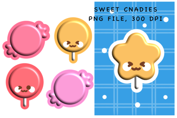 Download Sweet Candies Sticker - Premium Resources