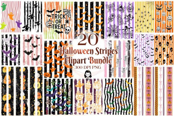 Download Halloween Stripes Fall Clipart PNG - Fall Collection