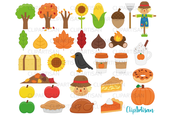 Download Fall Autumn Clip Art Pumpkin Harvest - Fall Collection