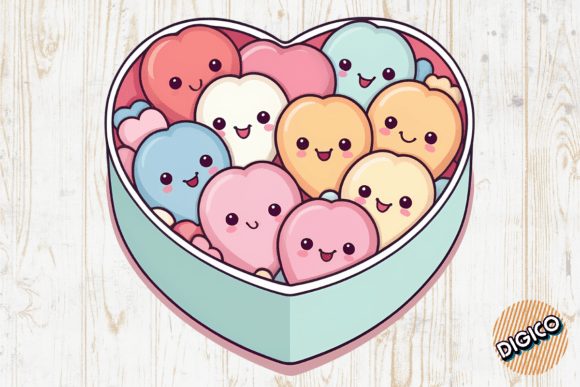 Download Anime Kawaii Face Valentine Candies - Candies Collection