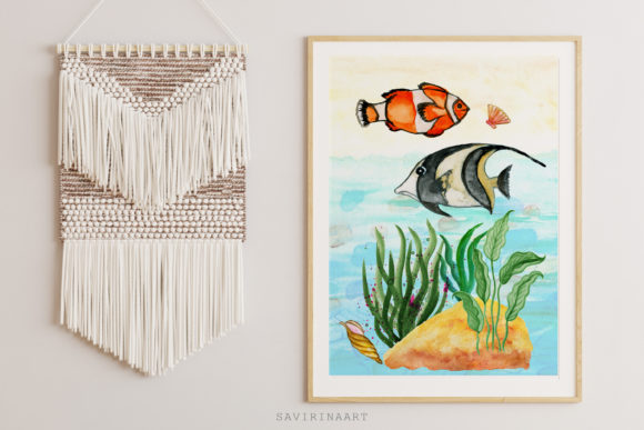 Download Gute Sea Fish,Room Decor, Kids Wall Art - Kids wall art Collection