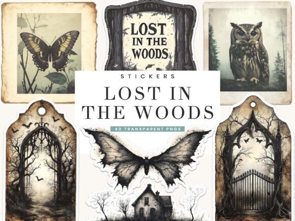 Download Lost in the Woods Stickers - Woods Collection